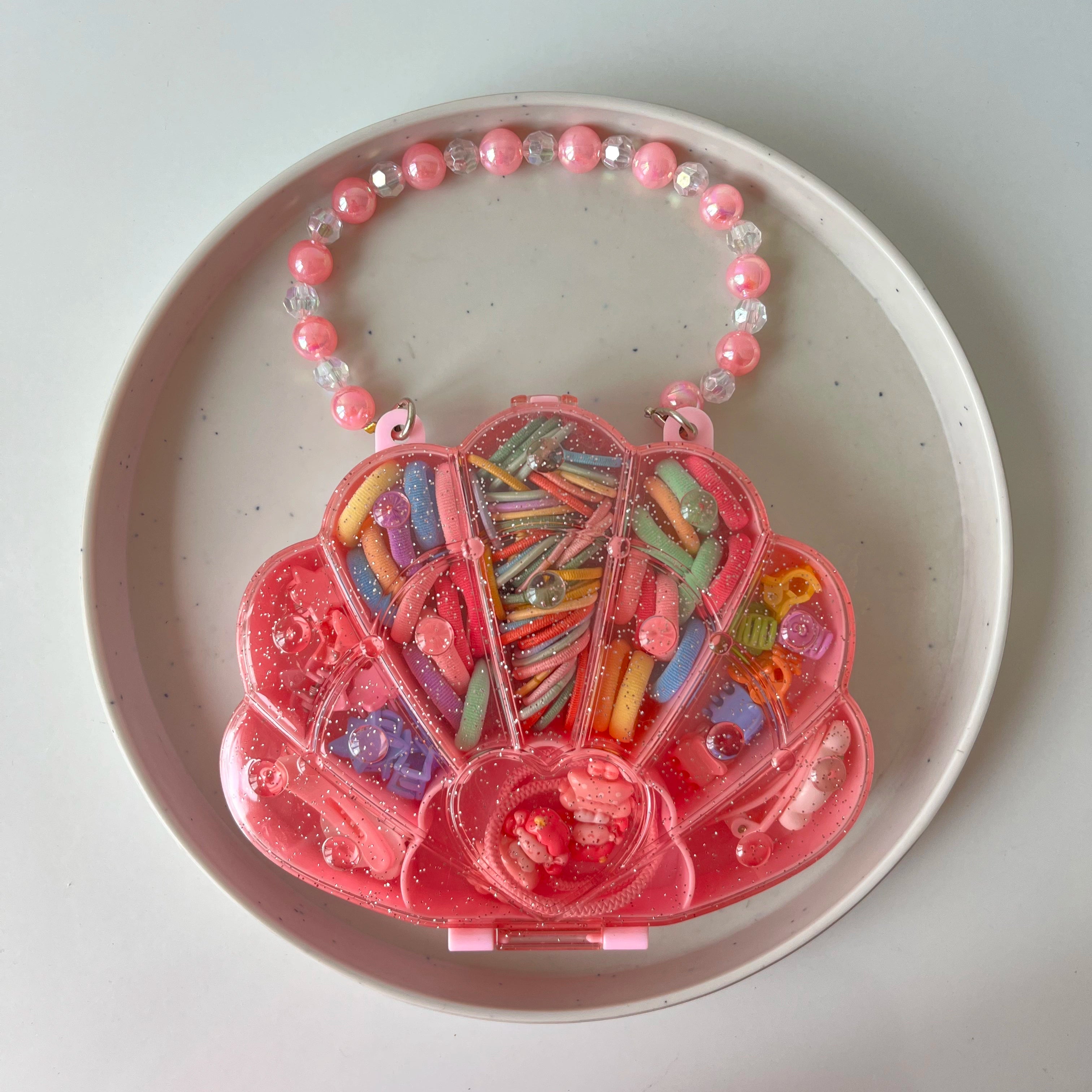 Princess Shell Hair Accessories Kit – Pink